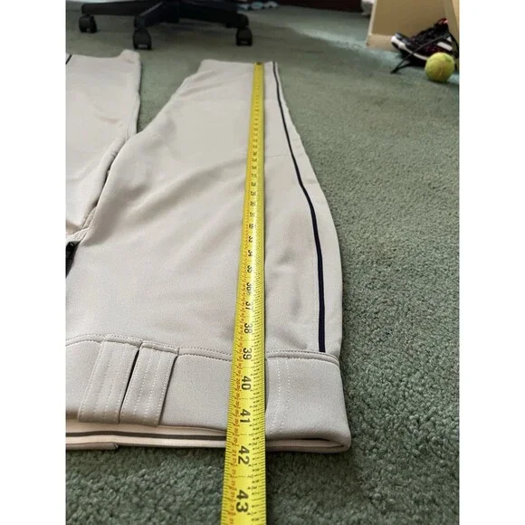 New Balance Grey Adversary 2 Blue Piped Baseball Pants Mens Medium NWT BMP216